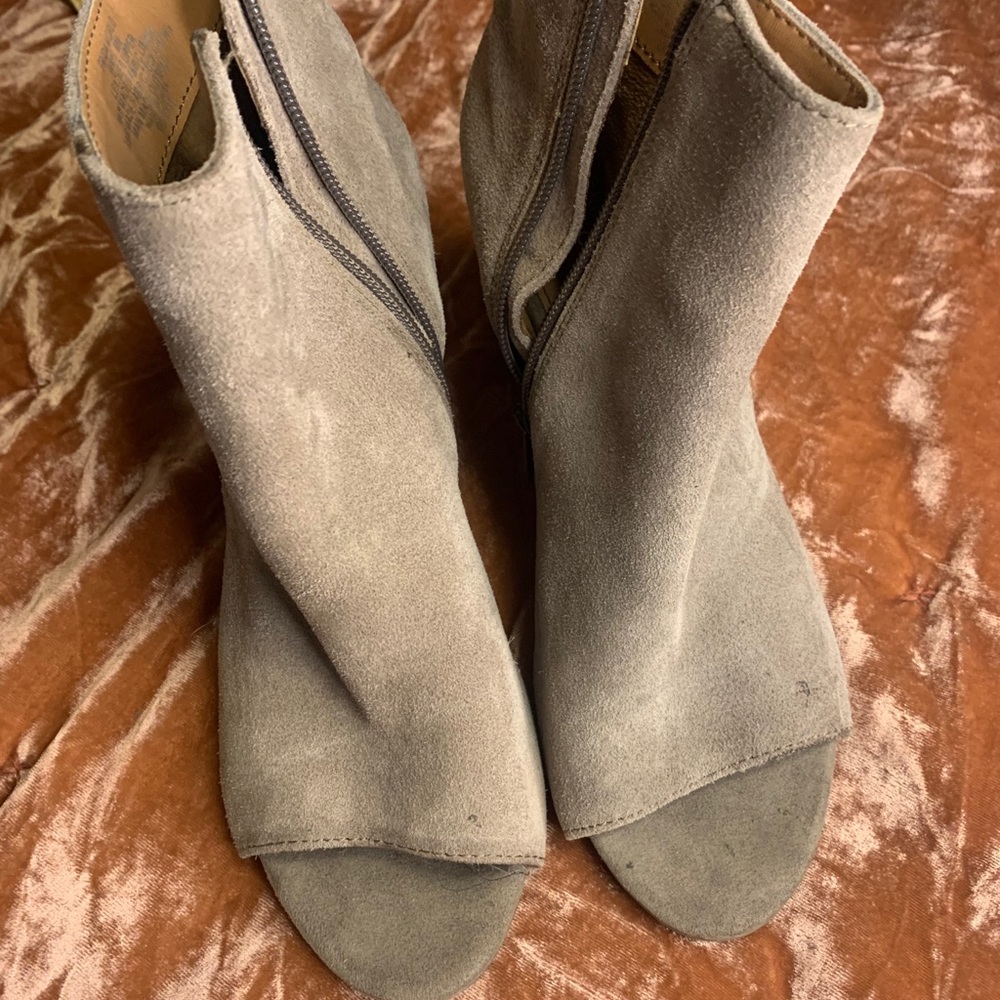 Open Toe Fringe Booties - Picture 3 of 5